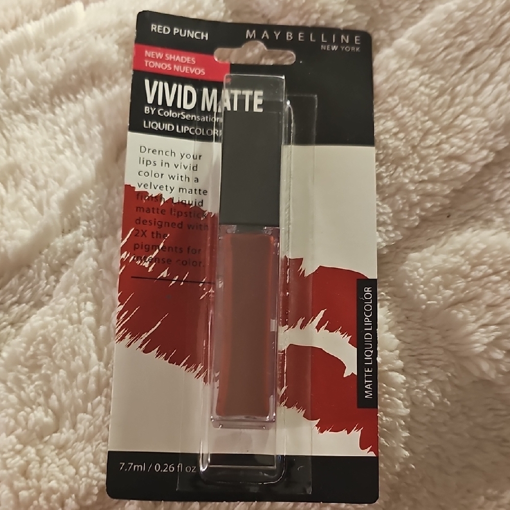 Maybelline Vivid Matte Liquid Lipcolor - Bold Red